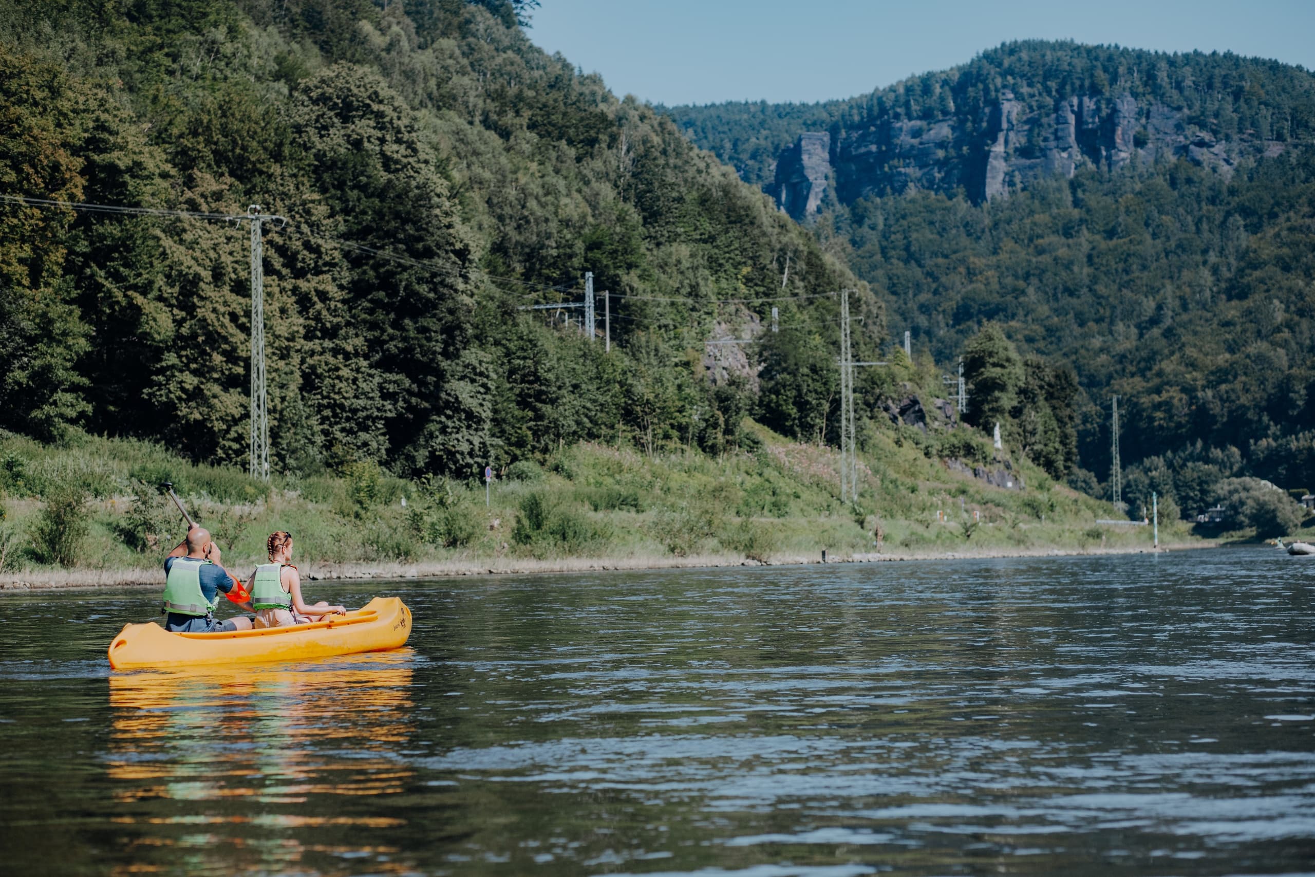 BIKE & CANOE TOUR: Schmilka - Děčín - Schmilka 5.5 hrs