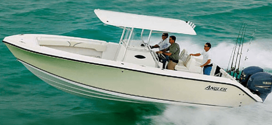 29' 'Gulf Stream', 29' Angler center console with twins Yamaha engines
