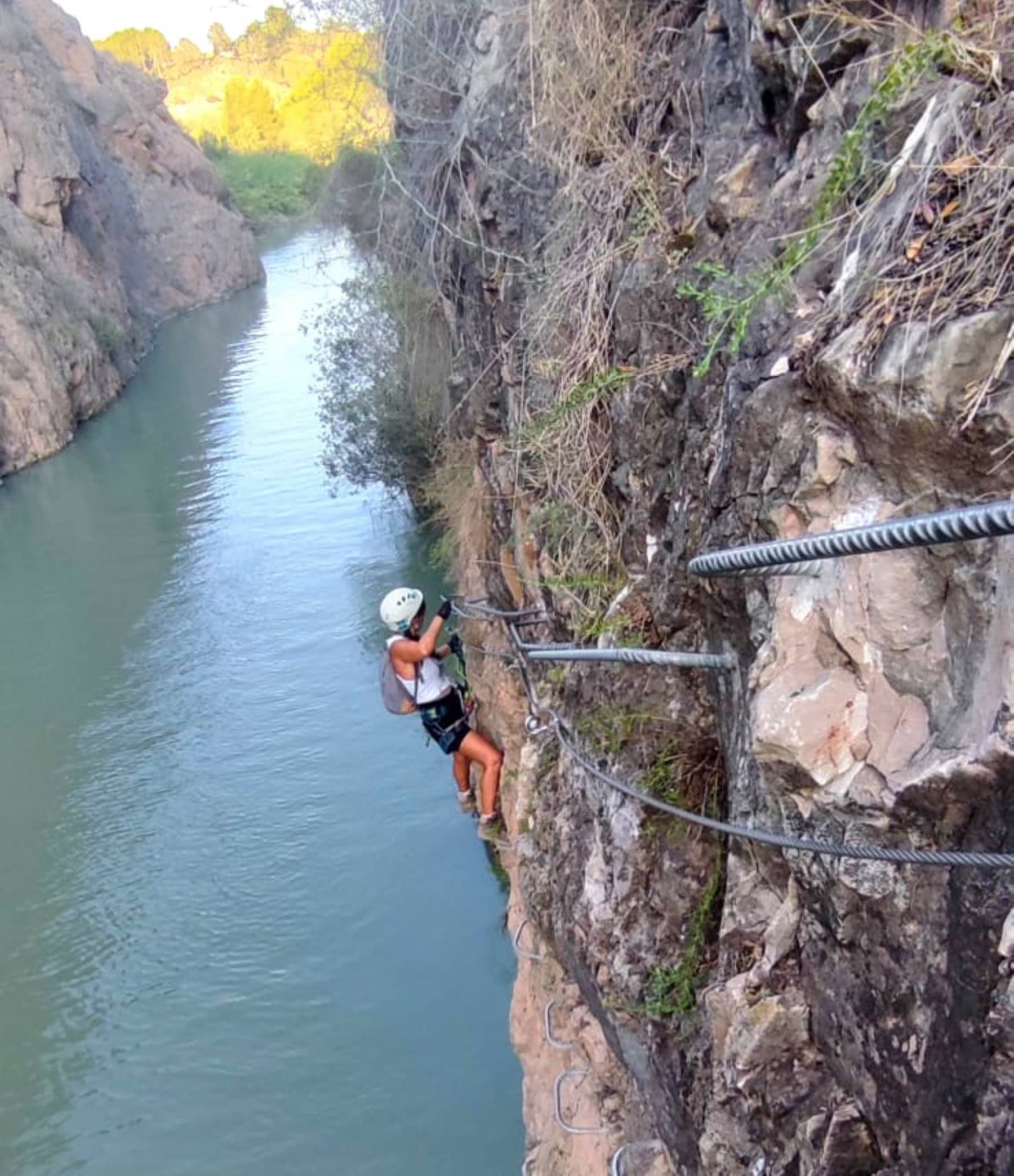 Vía Ferrata en el Cañón de Almadenes, Murcia