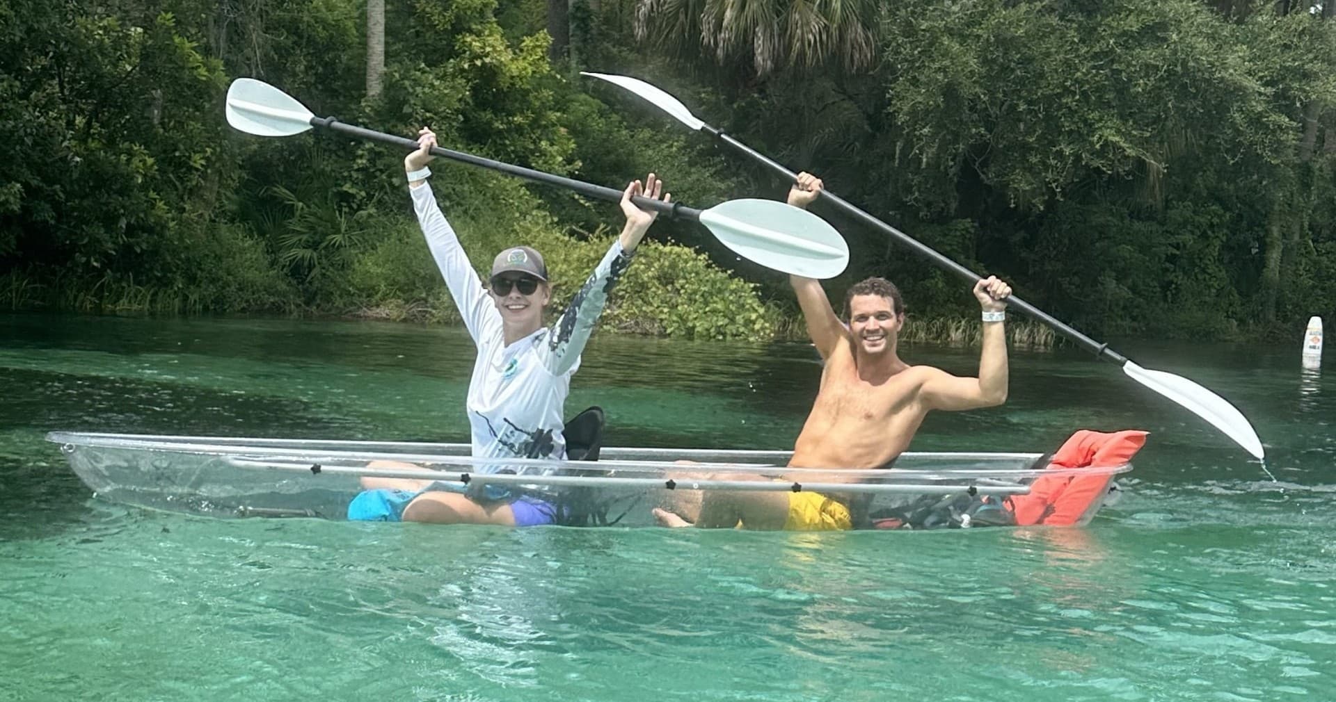 Guided Manatee and Wildlife Clear Kayak Tour