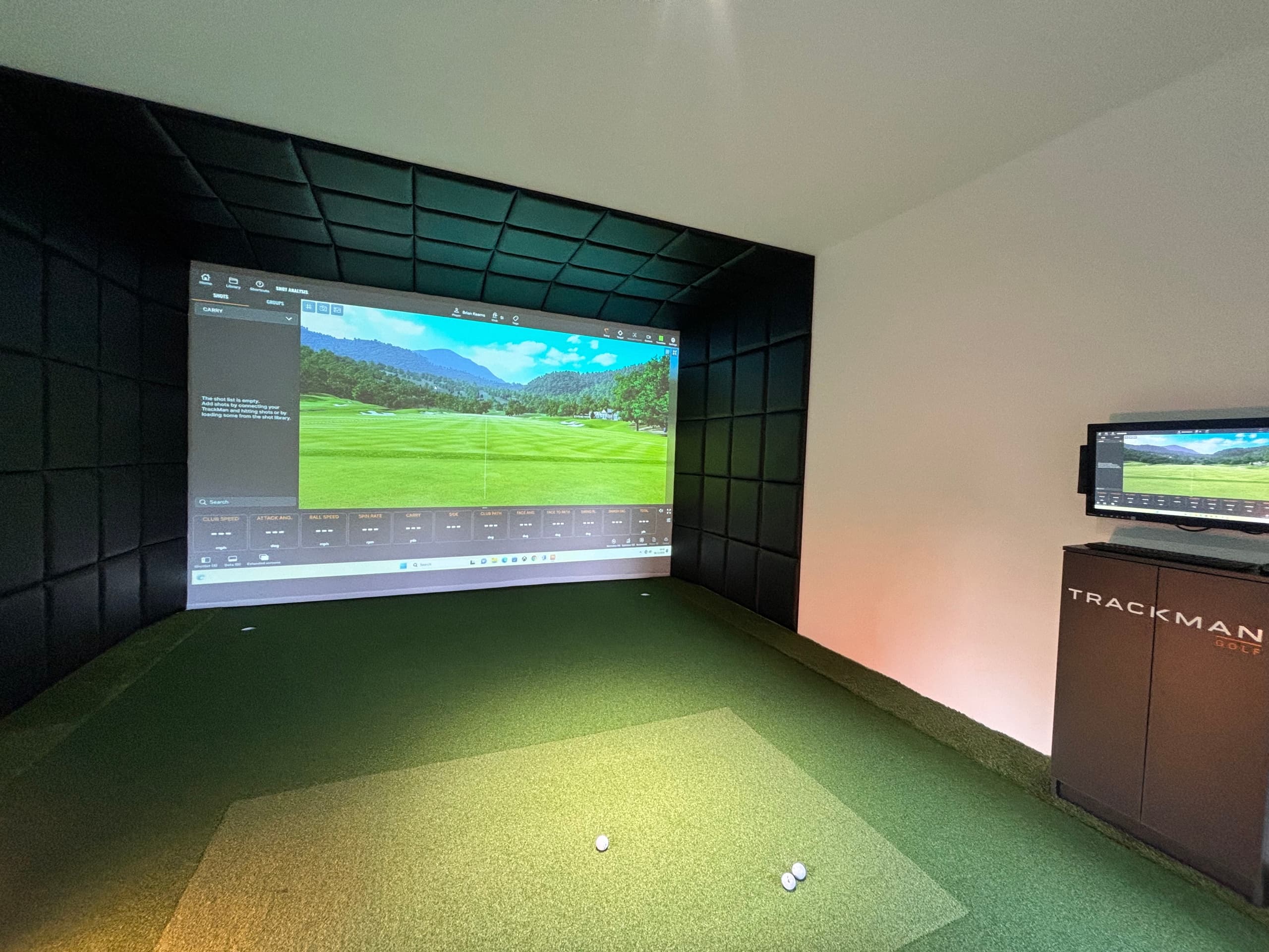 Trackman Simulator Hire for Club Members
