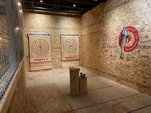Lane 2 Half Hour Axe/Knife Throwing Session