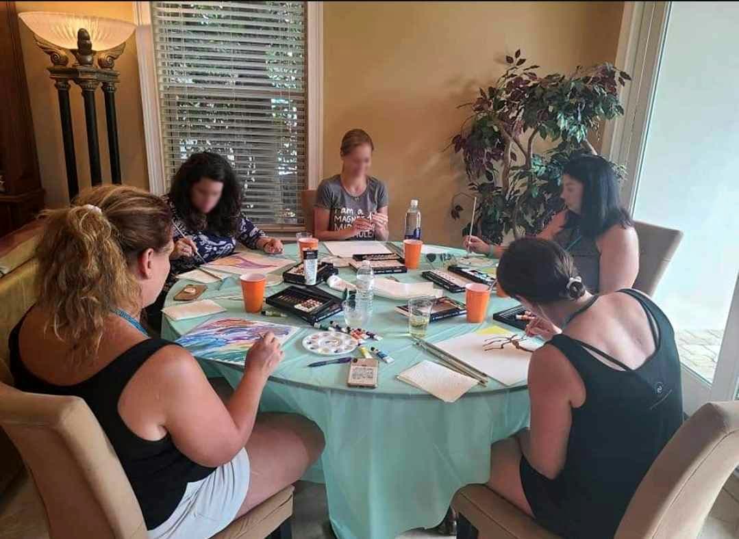 Beginners Acrylic Painting Class