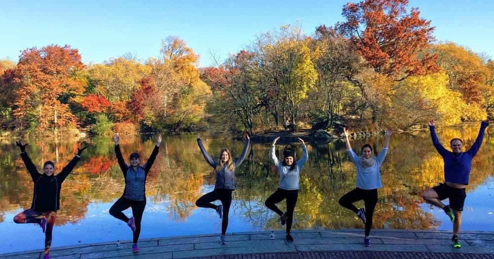 Central Park Sunrise Yoga Walk