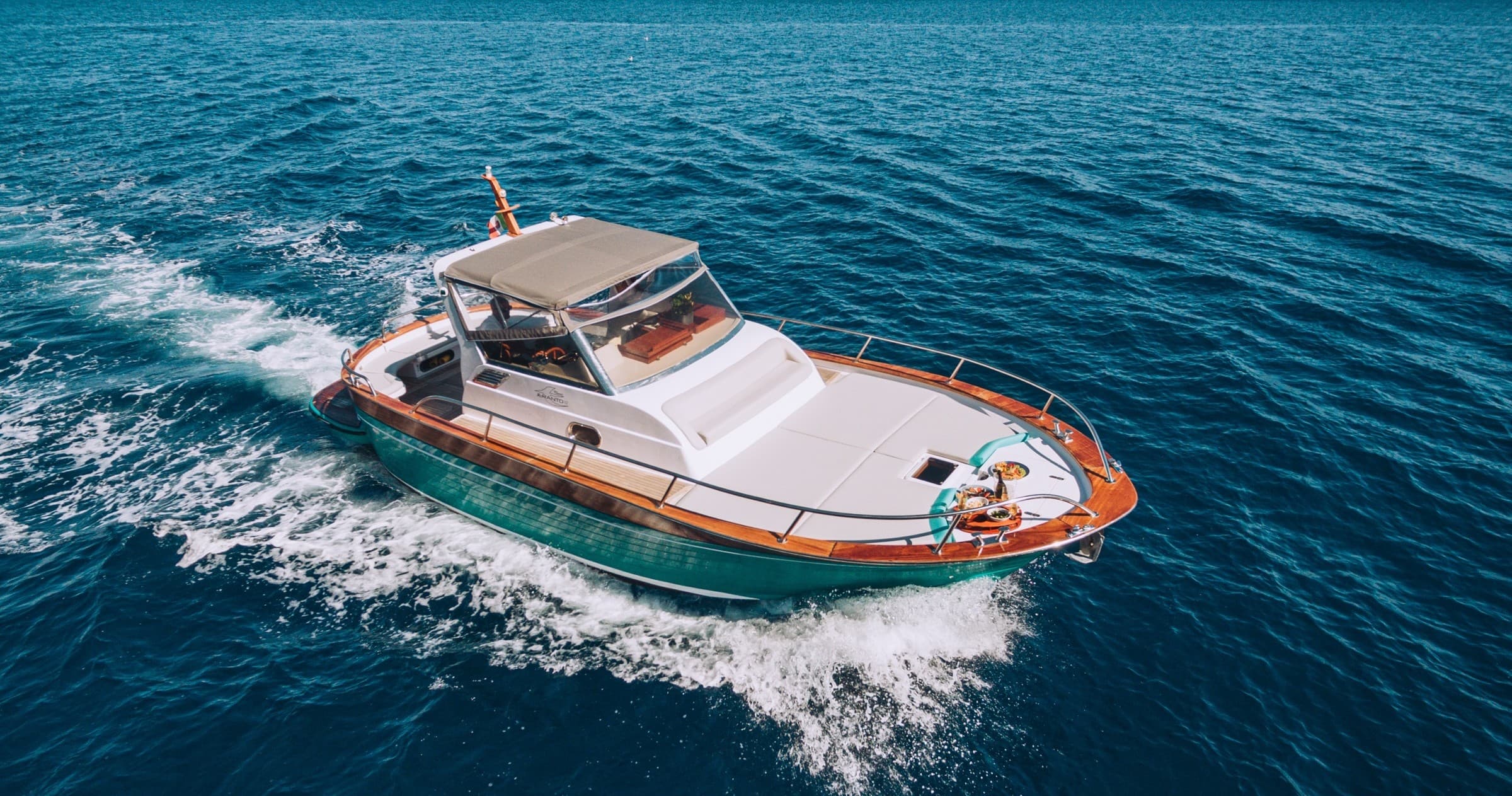 Gozzo Jeranto 950 Cabin - Tour privato in barca in costiera amalfitana con skipper