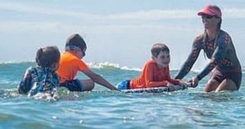 Two Hour Group Surf Lesson for Three