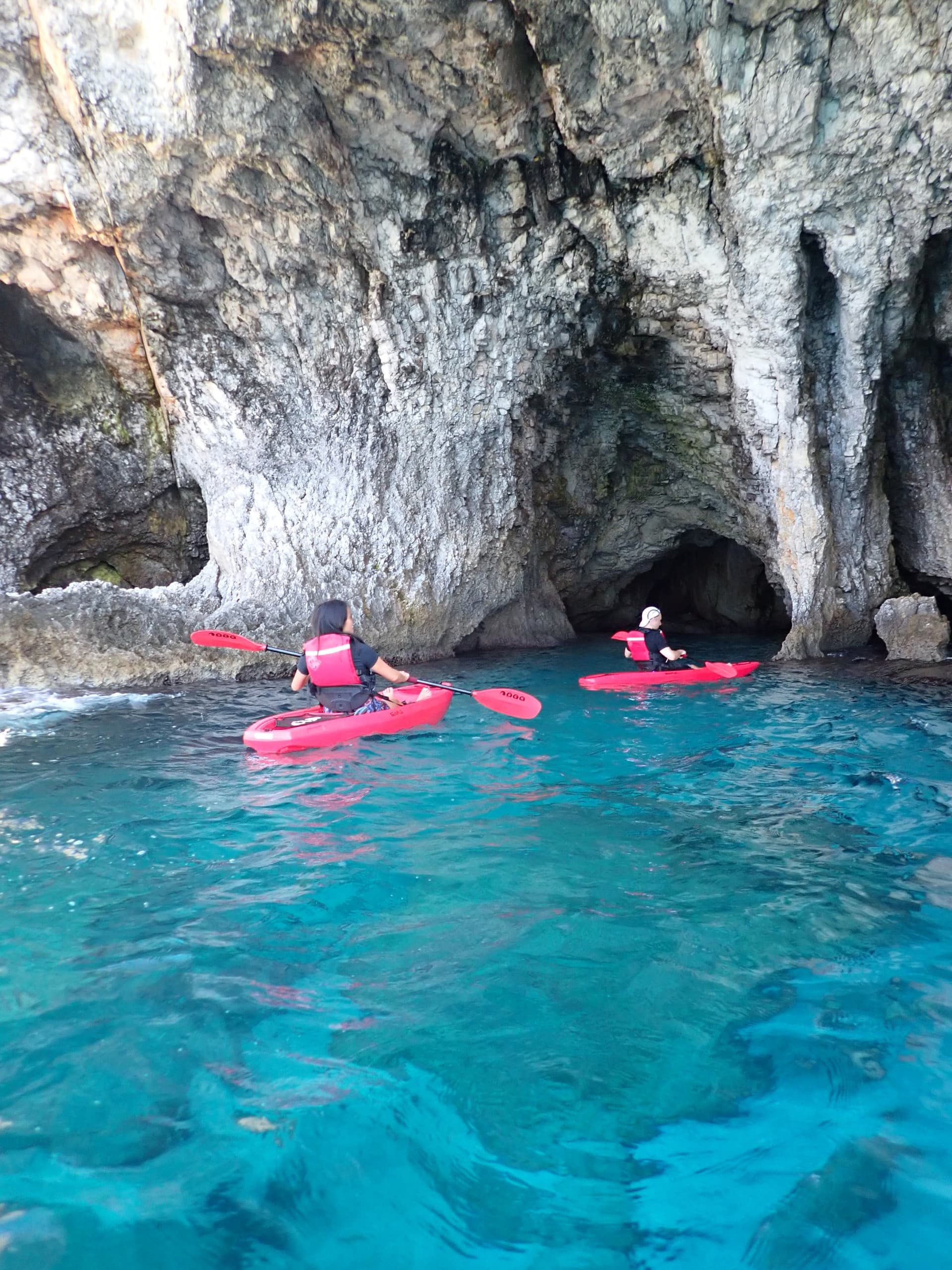 Sea Kayaking around Agia Napa Sea Caves (3-hour trip) - from Larnaca