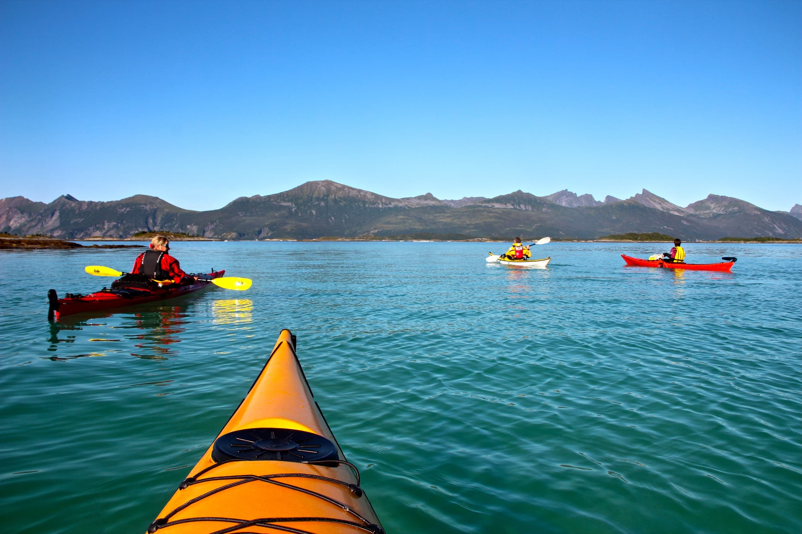 Kayak tour in Bergsfjorden