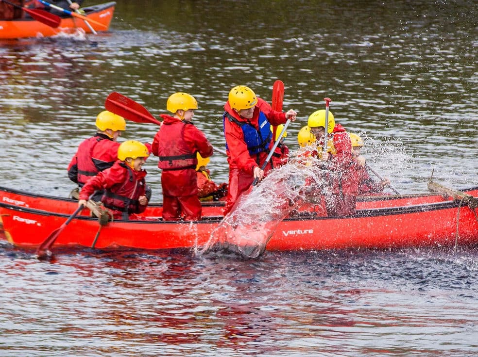 Canoe rafts and Giant SUP's - The wet one!