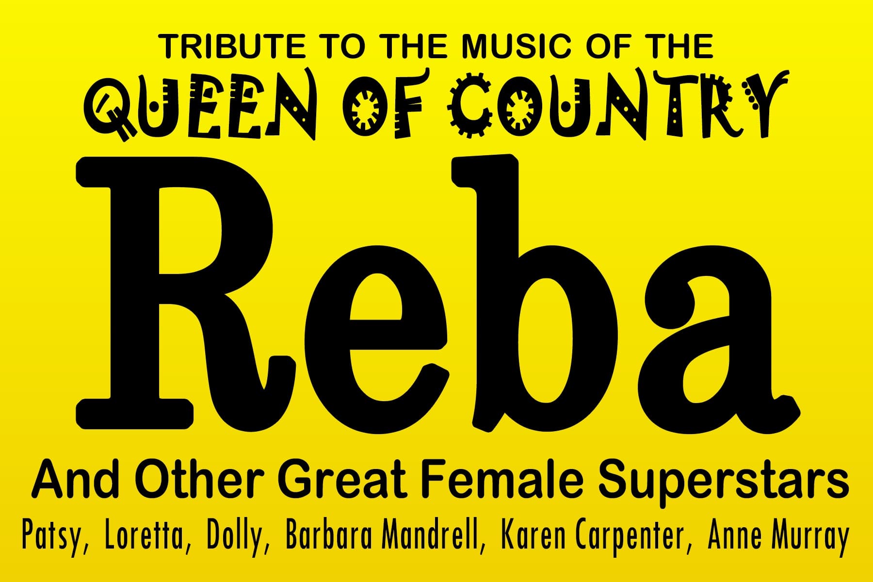 Tribute to the Music of Reba and Other Great Female Superstars