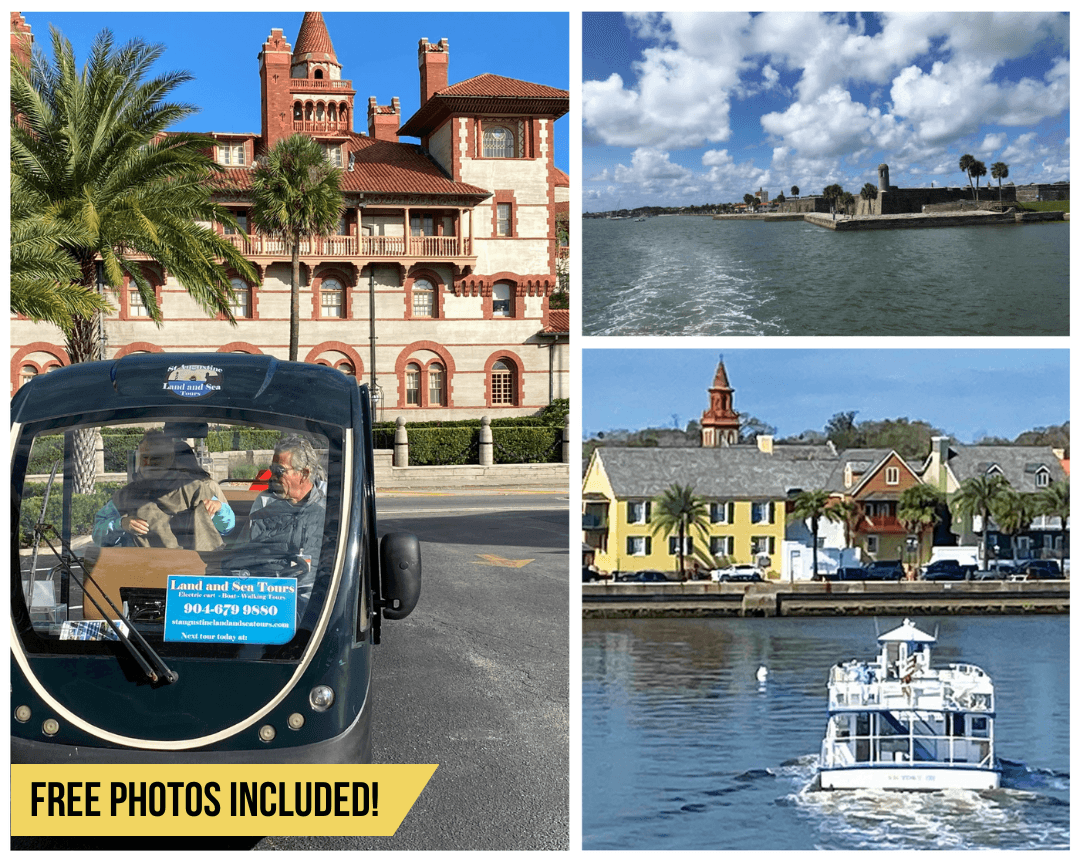 St. Augustine Boat and Golf Cart Tour