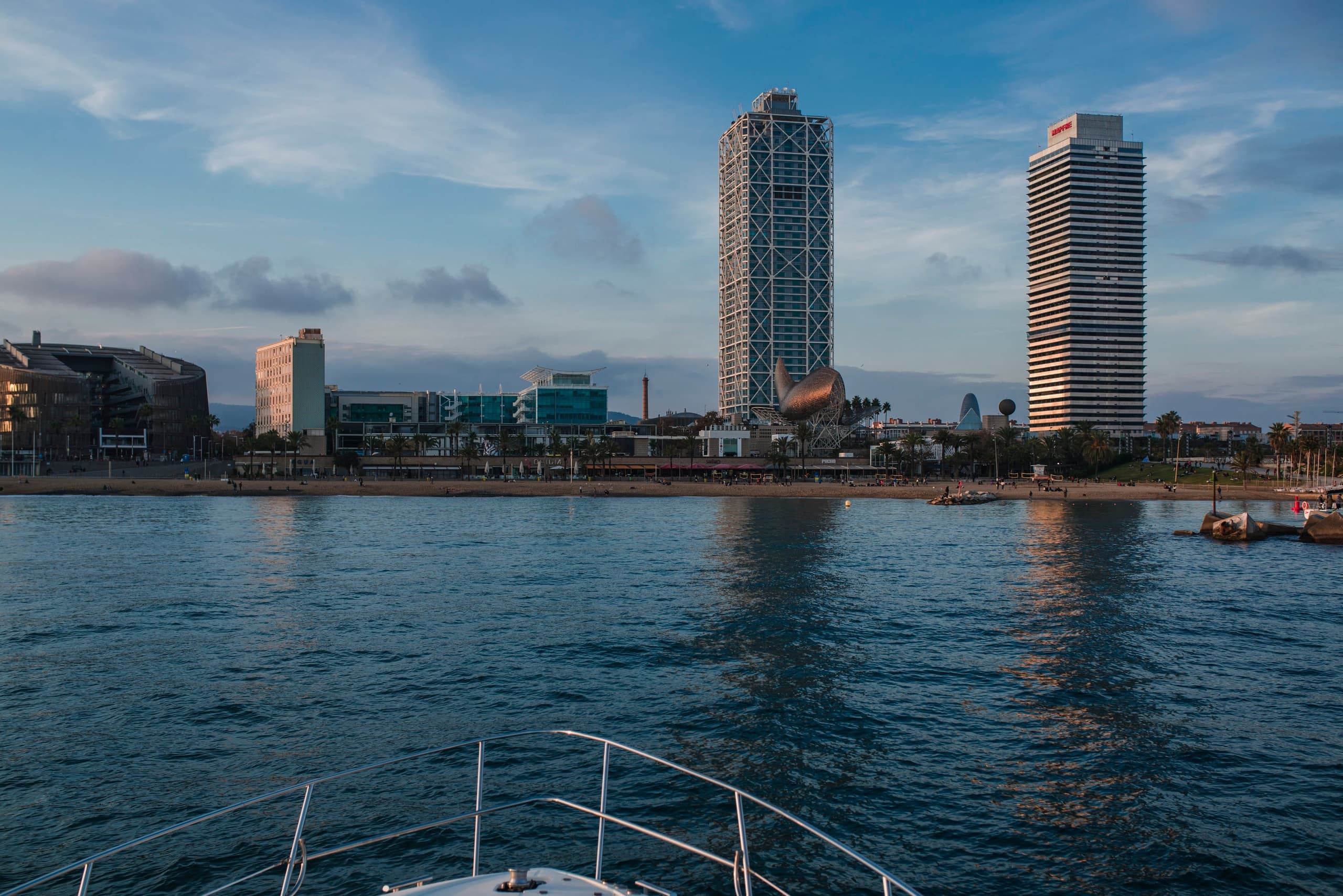 BARCELONA FROM  SEA
