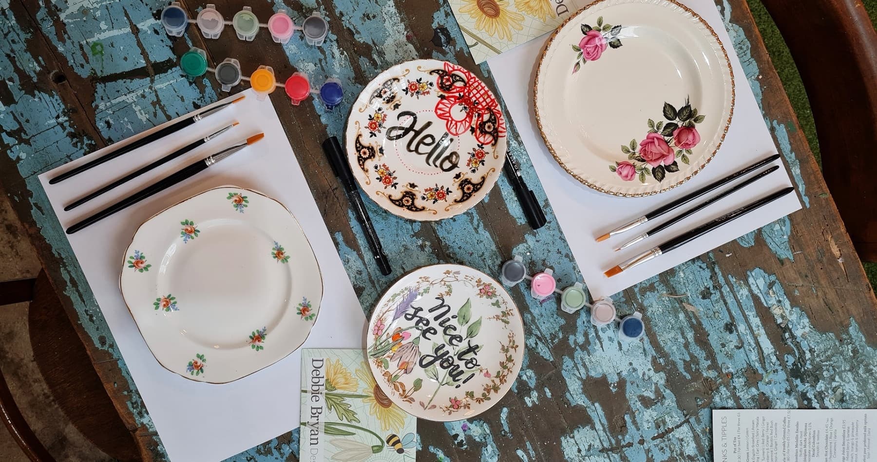Plate Painting Crafternoon @ Nottingham City Centre