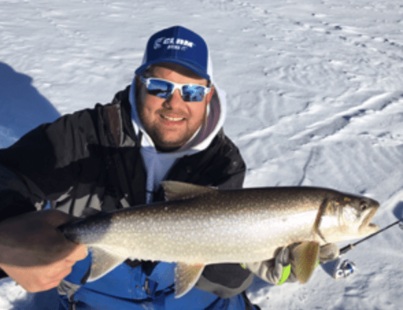 Jake Foos - Lake Granby Ice Fishing