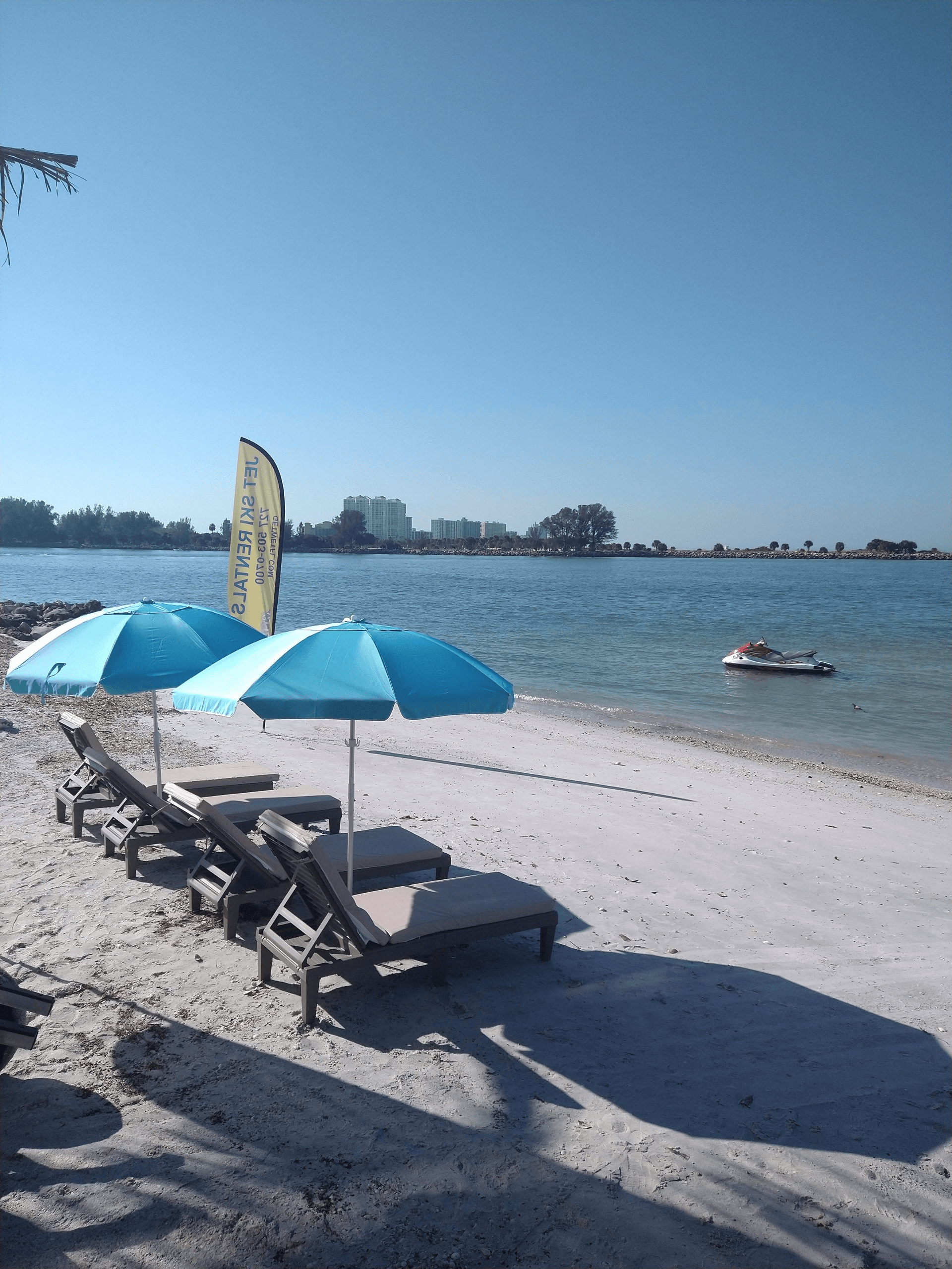 Beach Chairs and Umbrellas