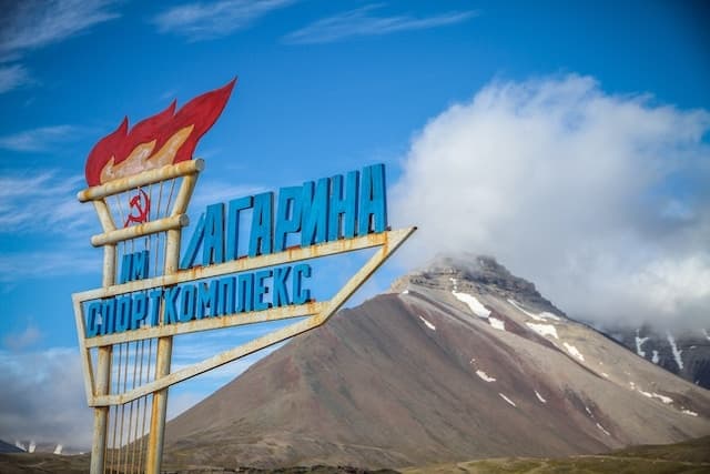 Discover the old mining settlement of Pyramiden