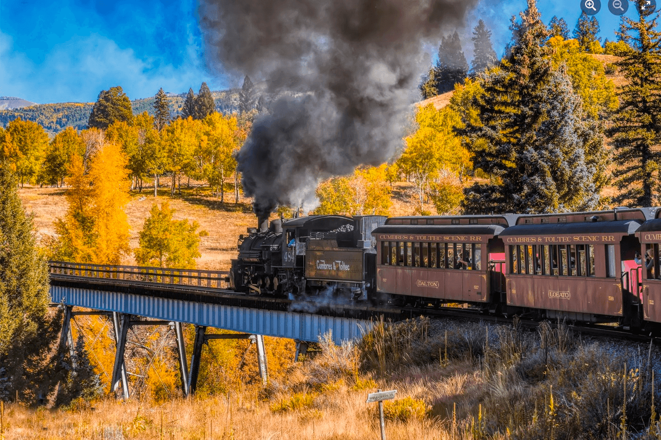 All Aboard Antonito: Bus then Train | Deluxe