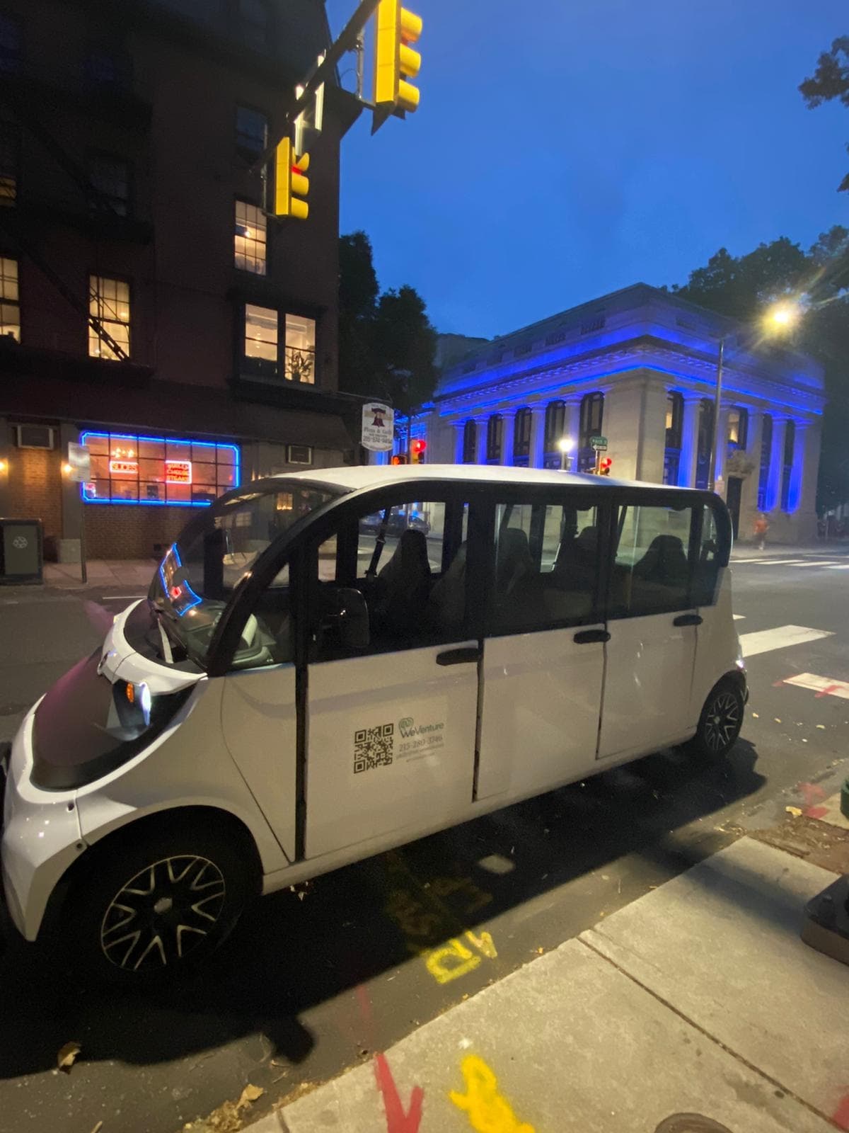 Philly by Moonlight Electric Cart Tour