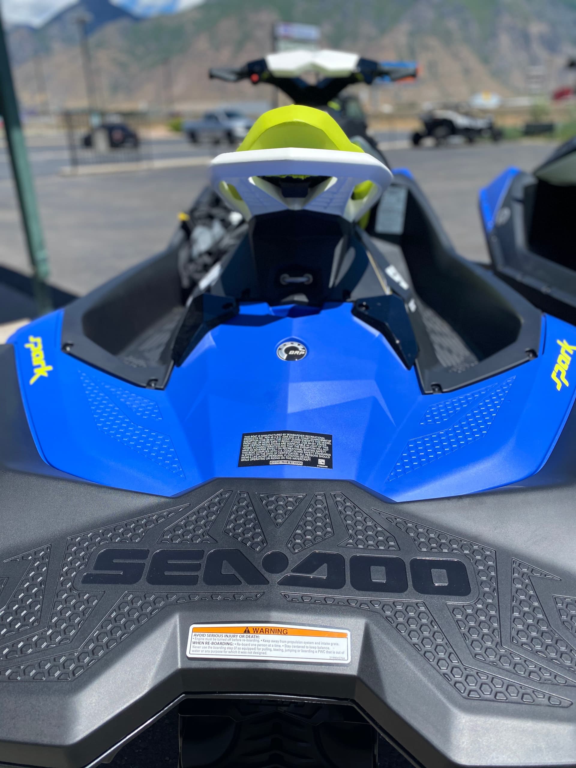 One Machine, 3-Seater Rental (Sea Doo Spark) - Utah Location