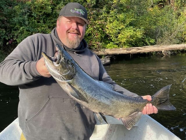 River Drift Boat Trip for Salmon