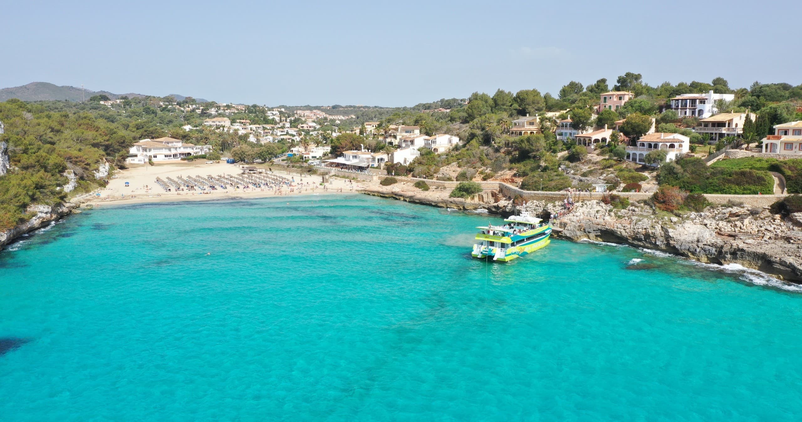Shuttle boat desde Sa Coma a Cala Romántica