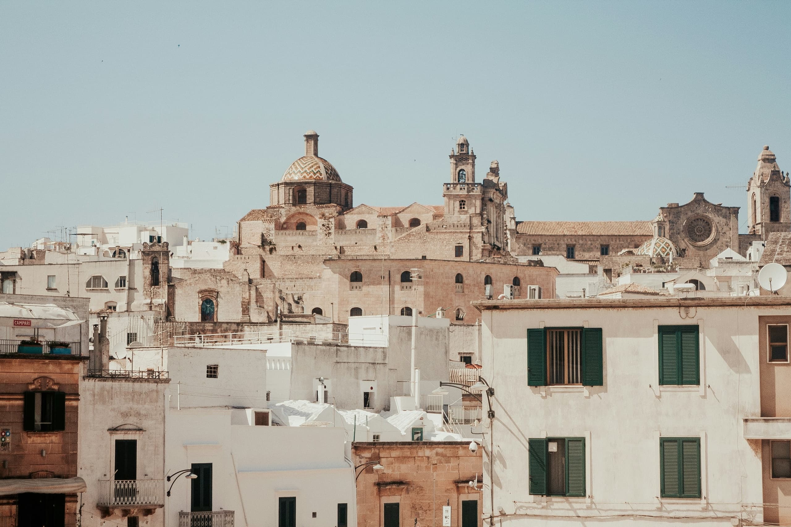 Bari vista da un Risciò
