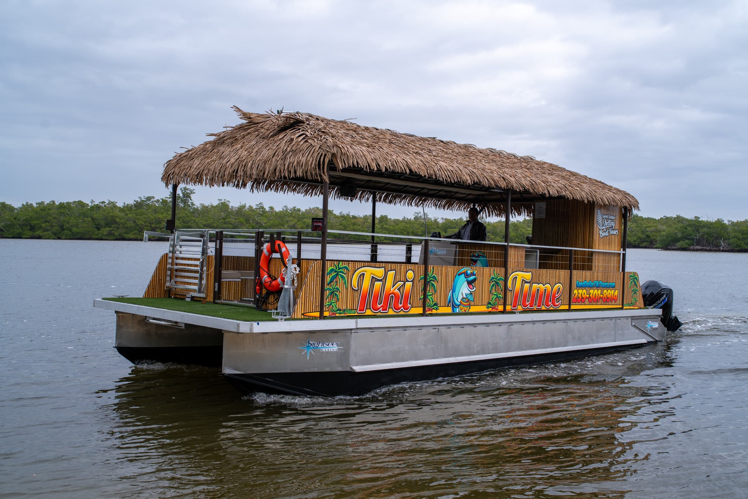 Tiki Boat Sunset and Port Royal Tour (Private 2 Hour)