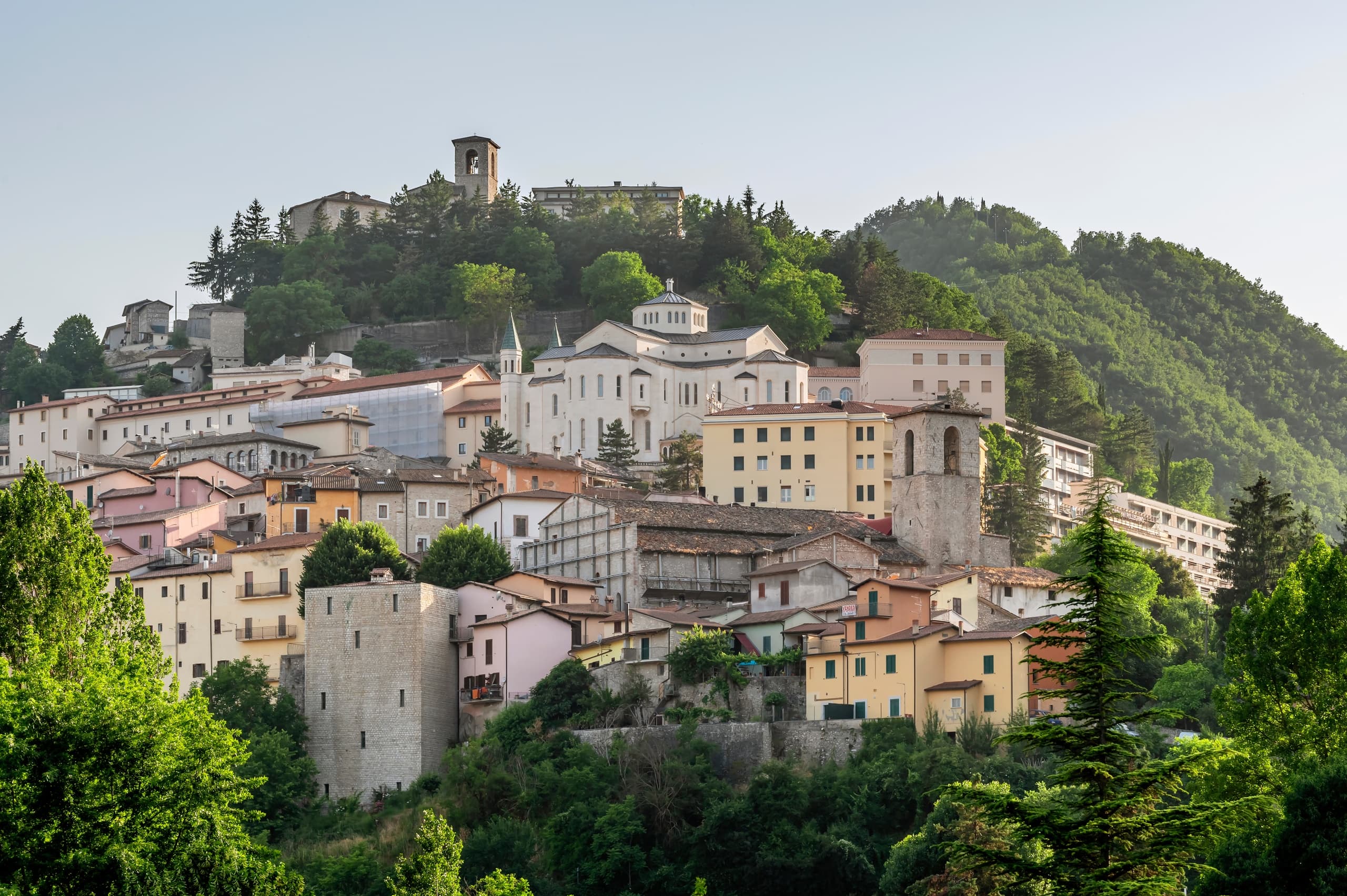 Assisi and Cascia from Rome