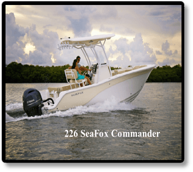 226 Seafox Commander Yamaha 150 22ft Boat