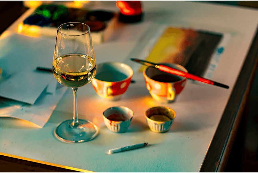 Painting & Prosecco with our Resident Artist