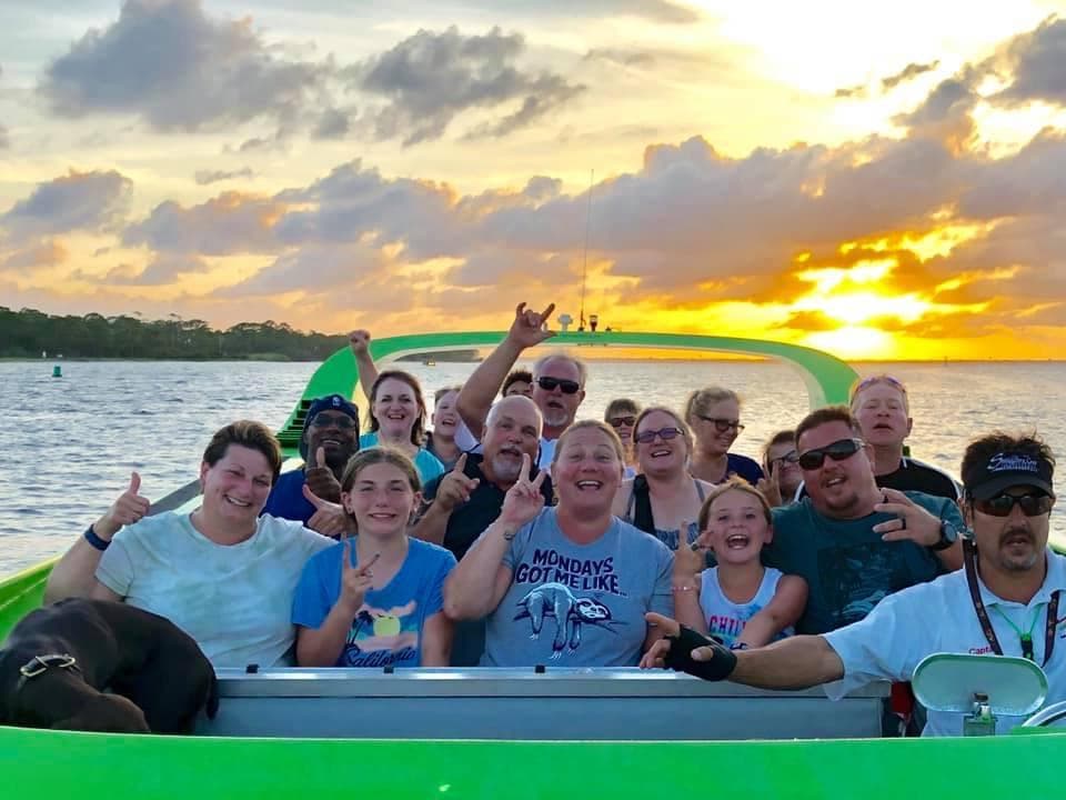 Scream Machine - Sunset Dolphin Viewing & Thrill Ride (St. Andrews Bay)
