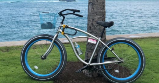 Fat Tire Bike Rental to ride on sand