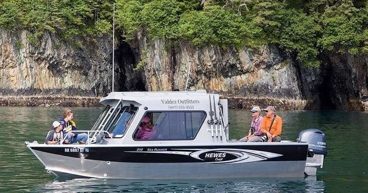 22' Hard Top Halibut/Salmon Boat Rental - VO4 (200hp)