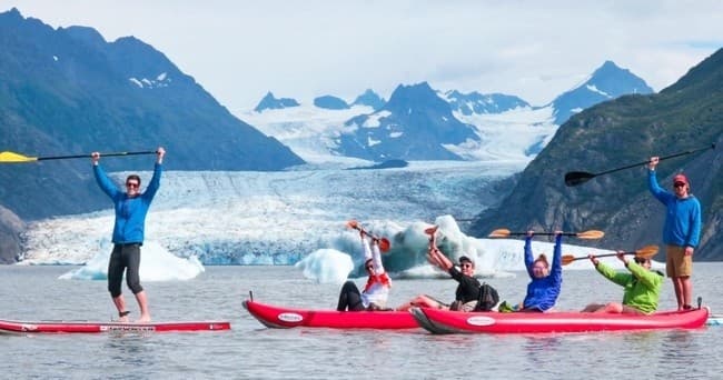Ocean & Ice: Grewingk Glacier Lake Kayaking & Hike Tour