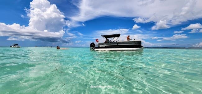 Premium Tritoon Sandbar Adventures- 1 to 6 People