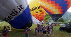HOT AIR BALLOON RIDES IN TUSCANY end with Lunch and tasting at Chianti Winery and visit San Gimignano