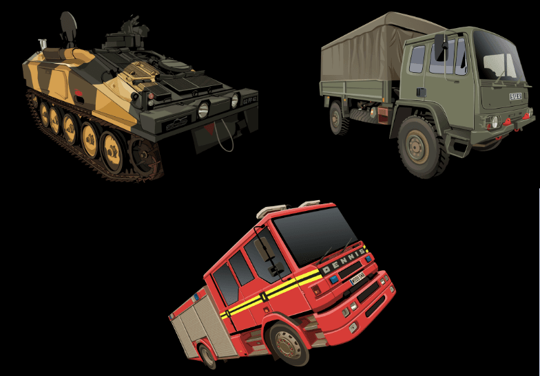 Tank, DAF Army Truck and Dennis Fire Engine Driving Experience