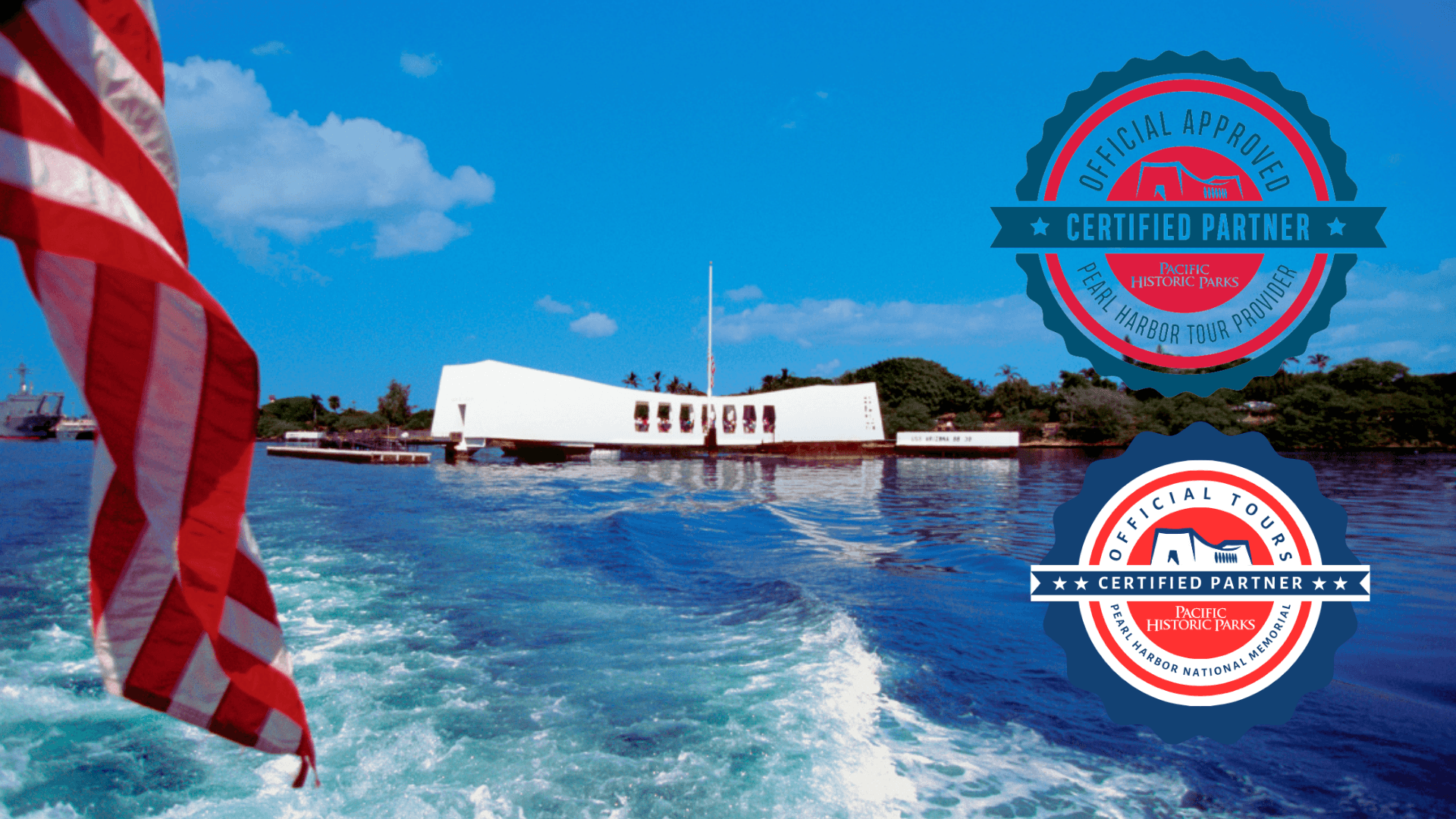 Pearl Harbor & USS Arizona with Downtown Honolulu
