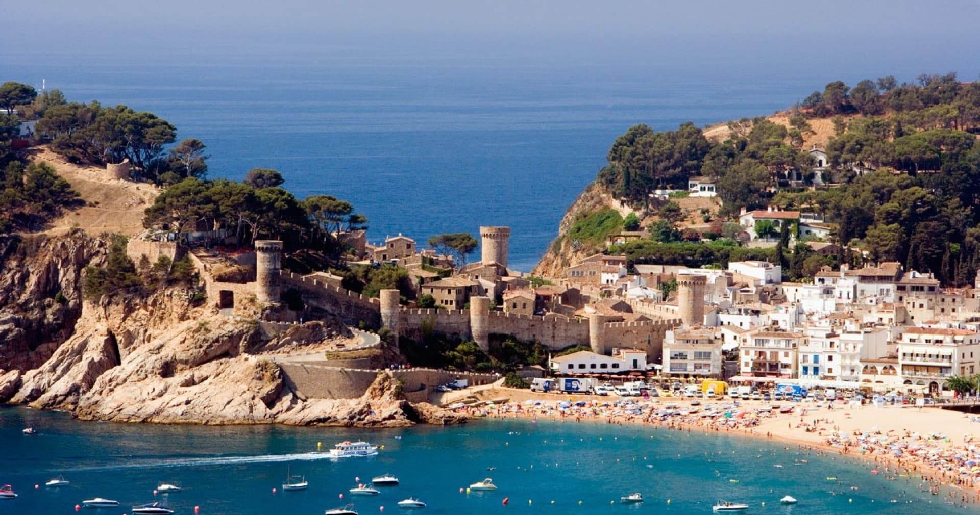 Costa Brava and Tossa de Mar: Panoramic Boat Ride with Small Group and Hotel pick-up