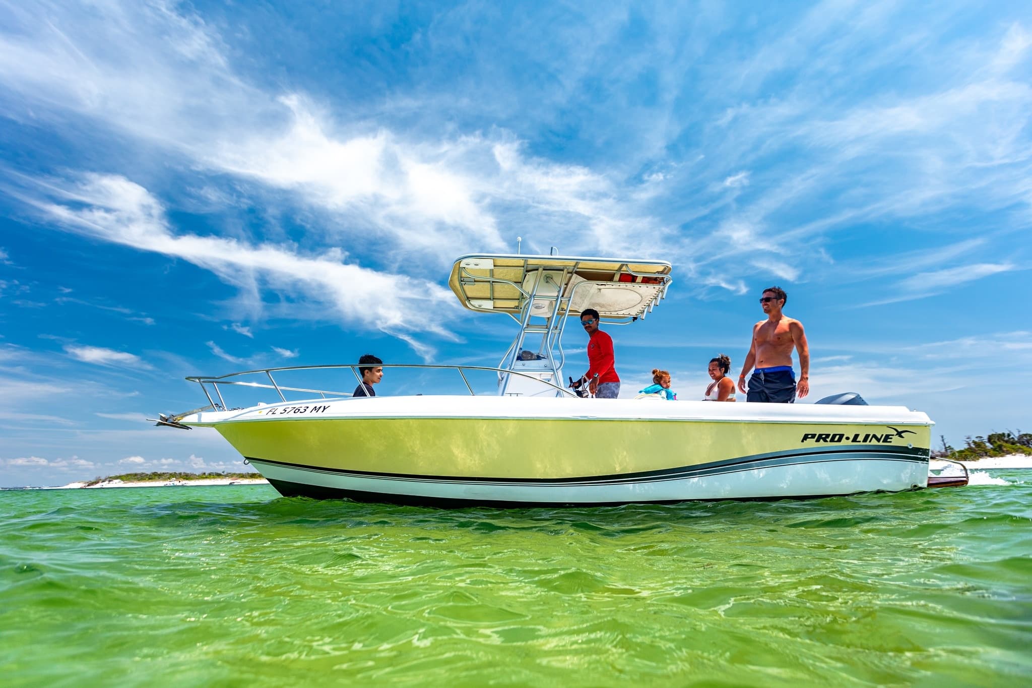 2 Hour Shell Island Private or Shared Power Boat Tours