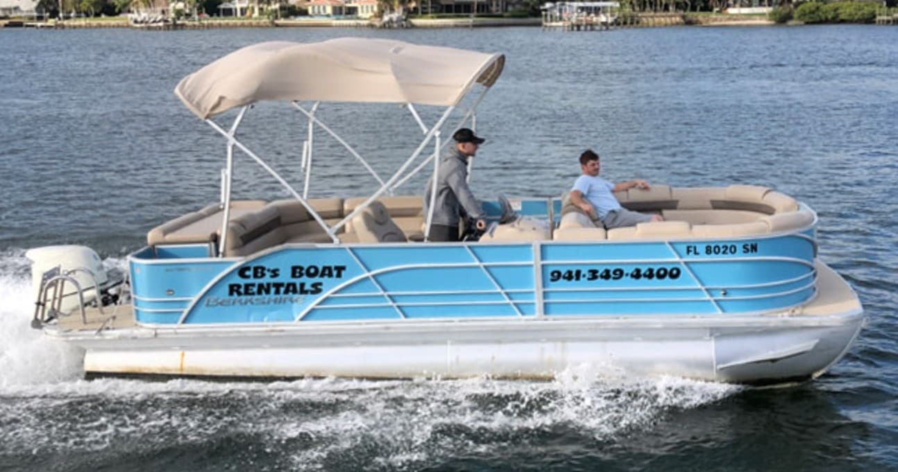 24′ Berkshire Pontoon Boat - 4 Hour Rental