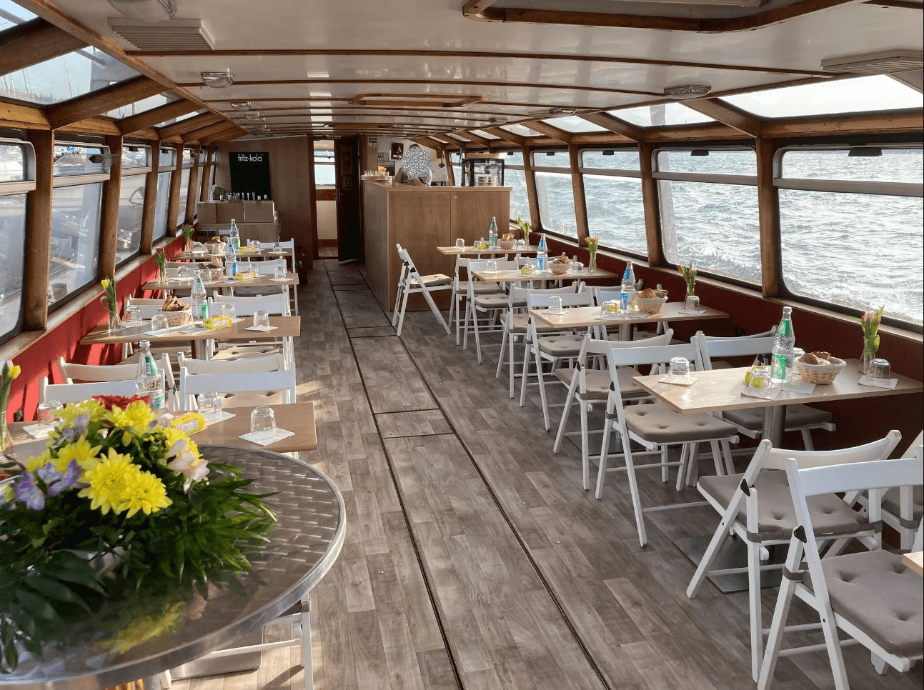 MS Cospuden: Teilstrecke ab Pier 1