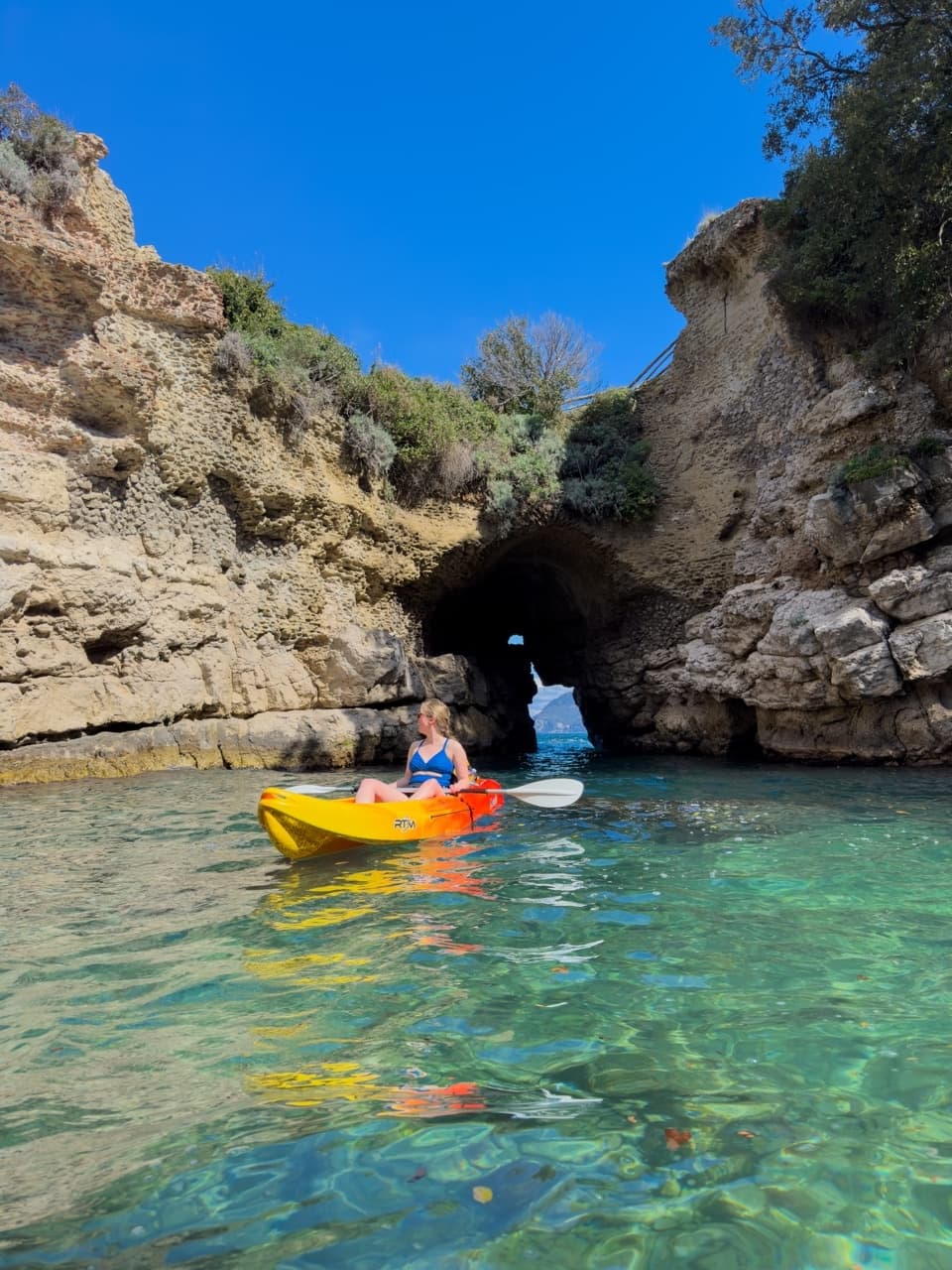Kayak Tour ai Bagni della Regina Giovanna