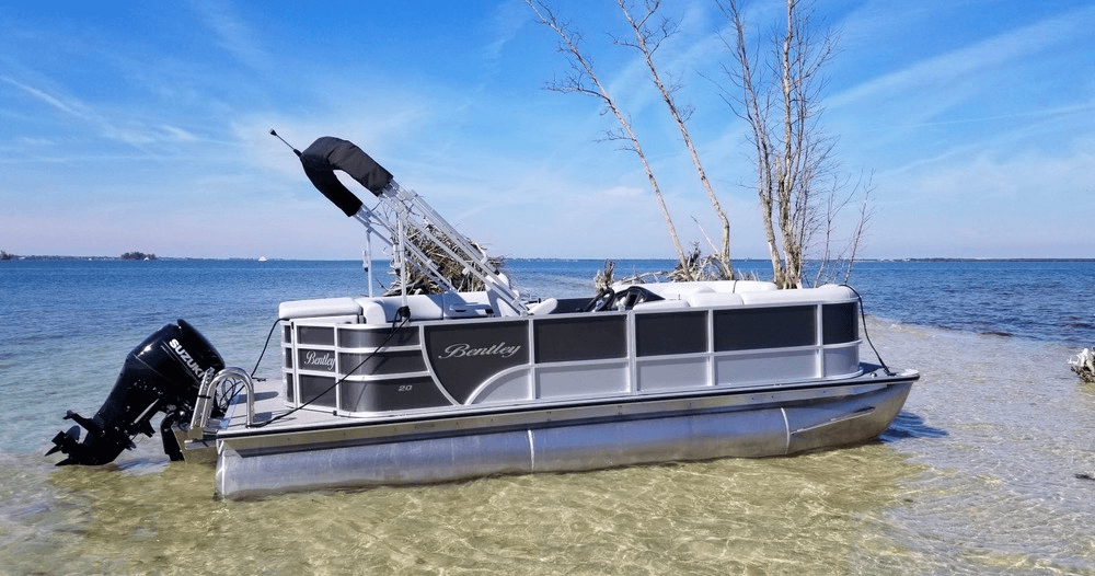 Grey 2021 20' Bentley Pontoon