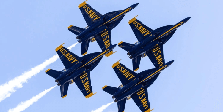 Blue Angel Practice Sail