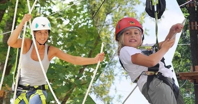 Eintritt zum Kletterpark