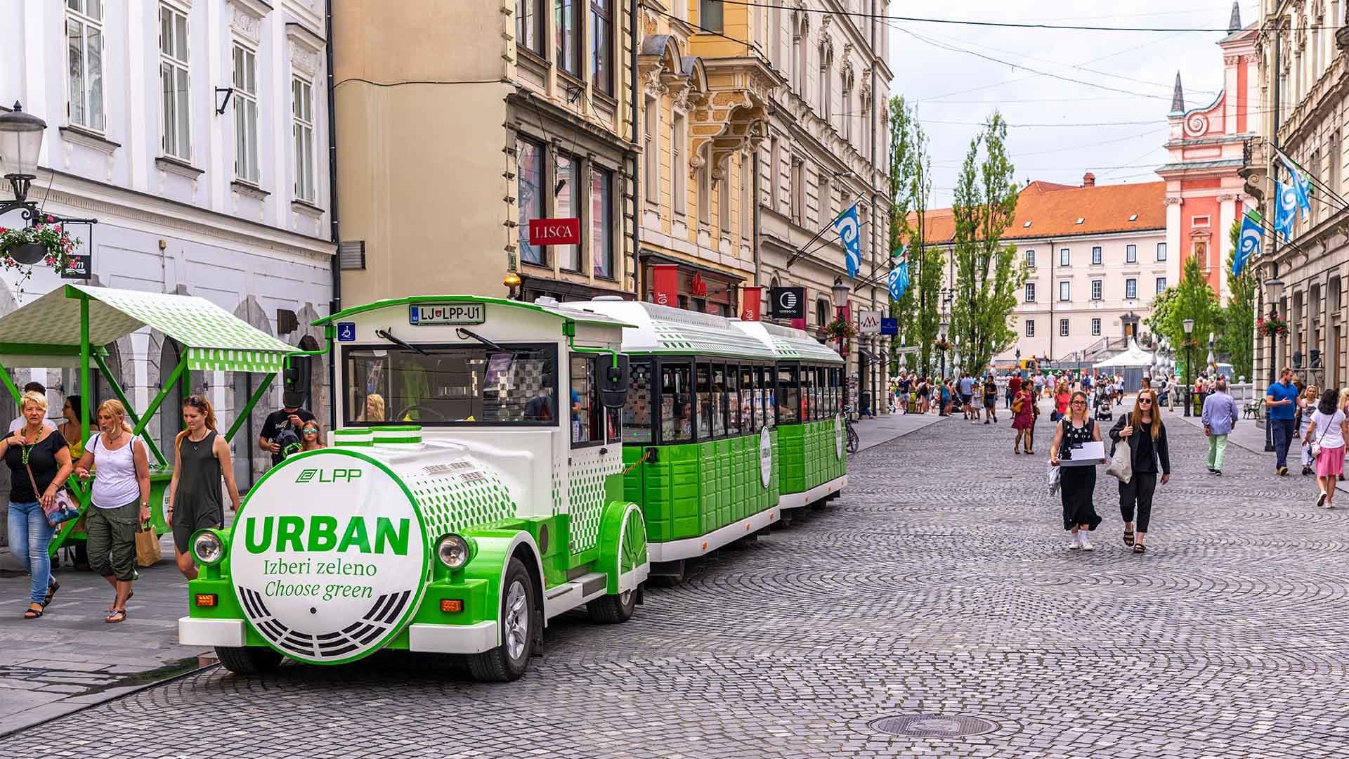 Krožna vožnja z vlakcem Urbanom
