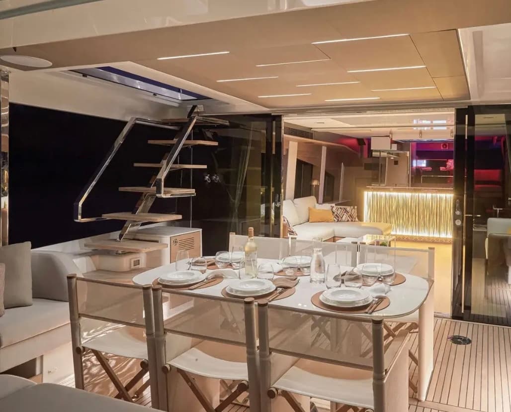Dining At The Dock in The Dark