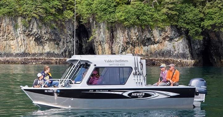 21' Hard Top Halibut/Salmon Boat Rental - VO1 (200hp)