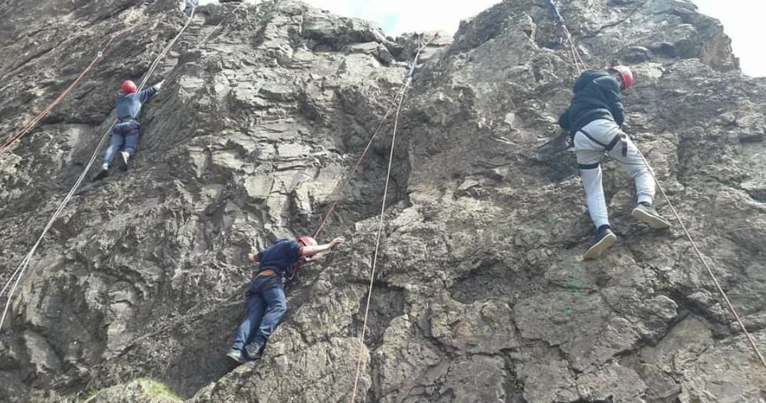 Climbing & Abseil Blackford Quarry Edinburgh